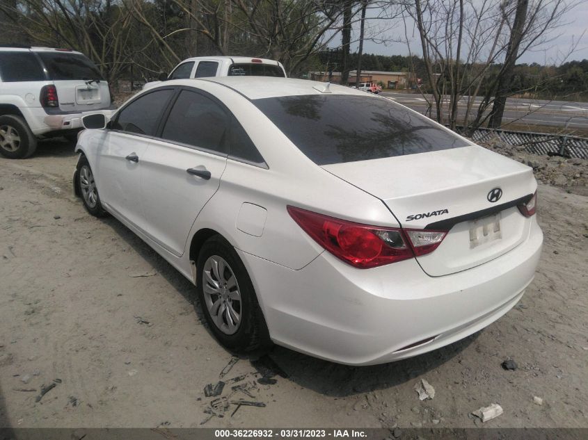 2013 HYUNDAI SONATA GLS PZEV - 5NPEB4AC3DH558837