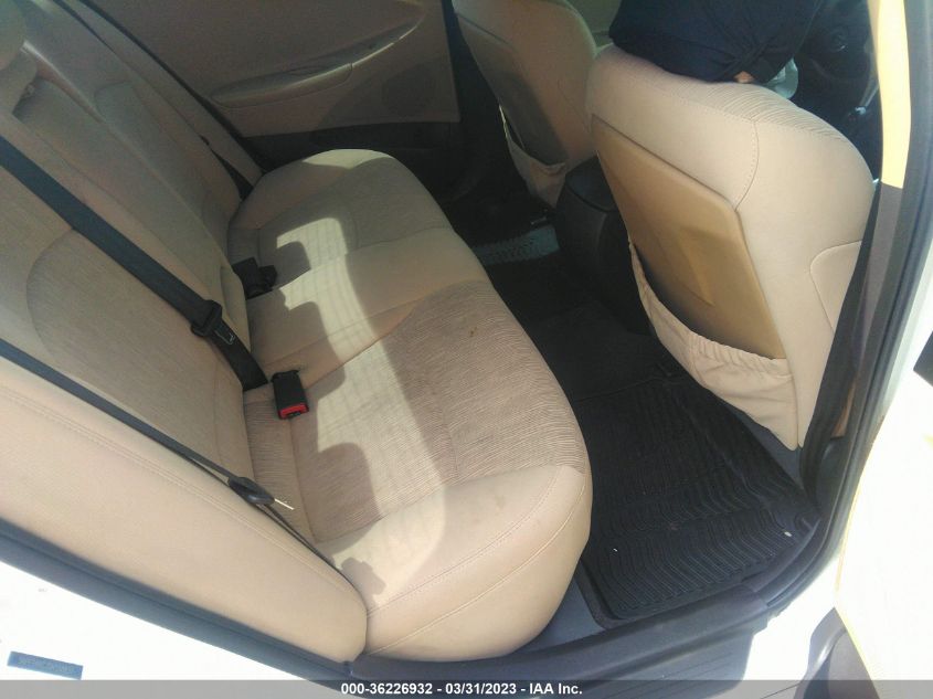 2013 HYUNDAI SONATA GLS PZEV - 5NPEB4AC3DH558837