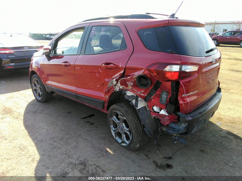 VIN MAJ6P1CL8JC216055 2018 FORD ECOSPORT SES