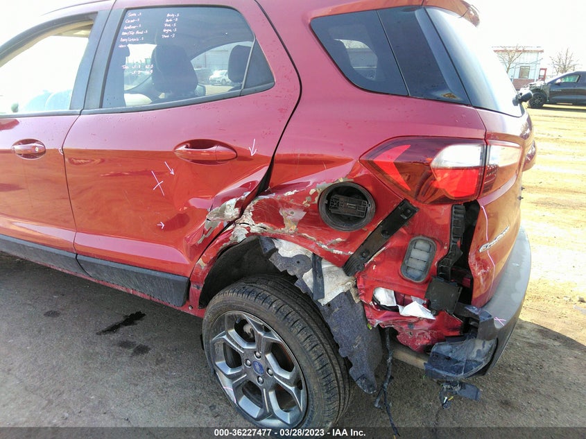 VIN MAJ6P1CL8JC216055 2018 FORD ECOSPORT SES