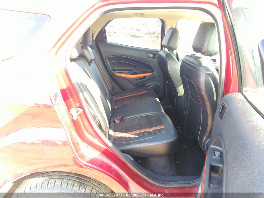VIN MAJ6P1CL8JC216055 2018 FORD ECOSPORT SES