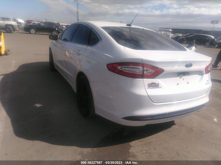 2016 FORD FUSION SE - 3FA6P0HD3GR260454