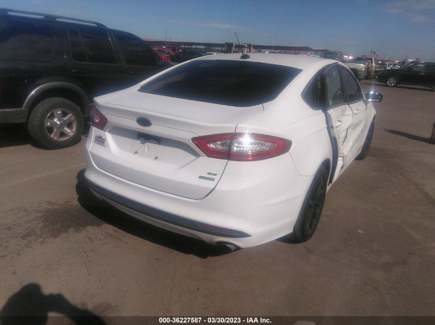 2016 FORD FUSION SE - 3FA6P0HD3GR260454