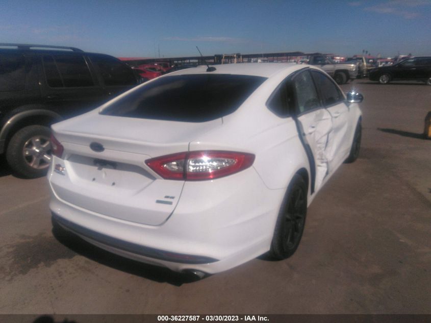 2016 FORD FUSION SE - 3FA6P0HD3GR260454