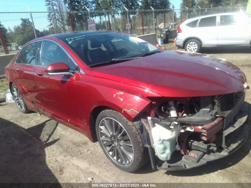 2014 LINCOLN MKZ HYBRID - 3LN6L2LUXER820567