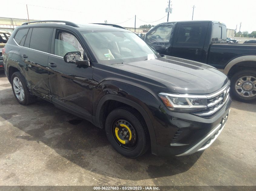 2022 VOLKSWAGEN ATLAS 3.6L V6 SE W/TECHNOLOGY - 1V2JR2CA6NC514479