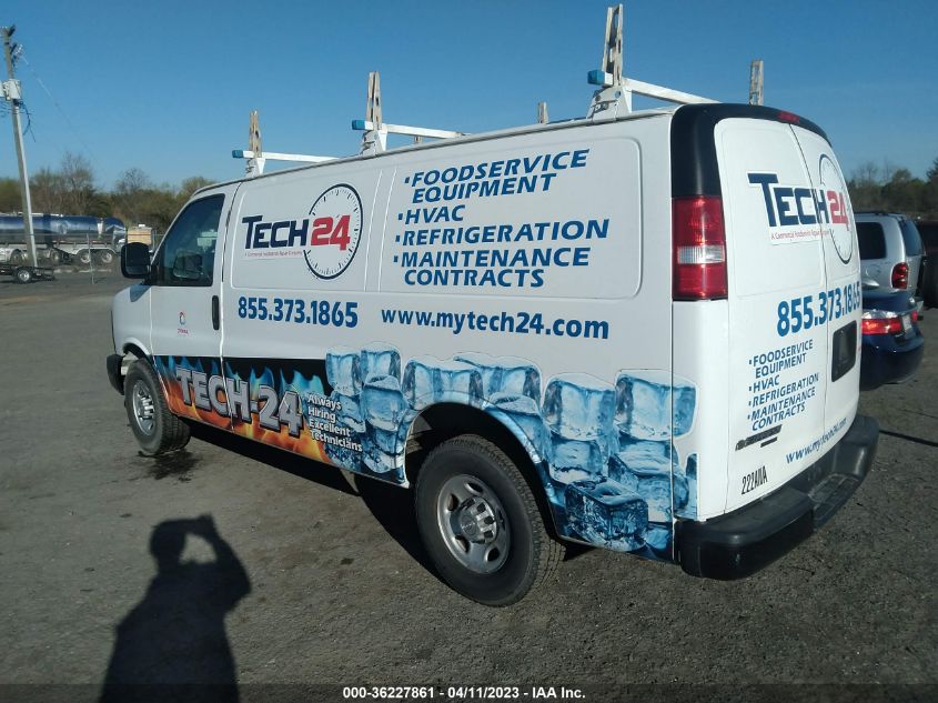 2016 CHEVROLET EXPRESS CARGO VAN - 1GCWGAFF0G1138567