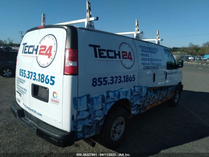 2016 CHEVROLET EXPRESS CARGO VAN - 1GCWGAFF0G1138567