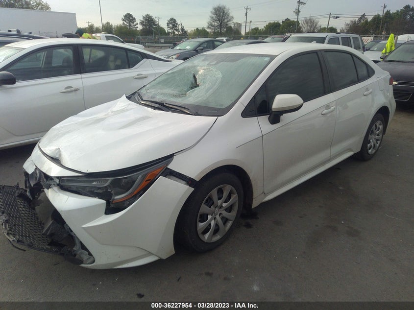 VIN 5YFEPRAE6LP067812 2020 TOYOTA COROLLA LE