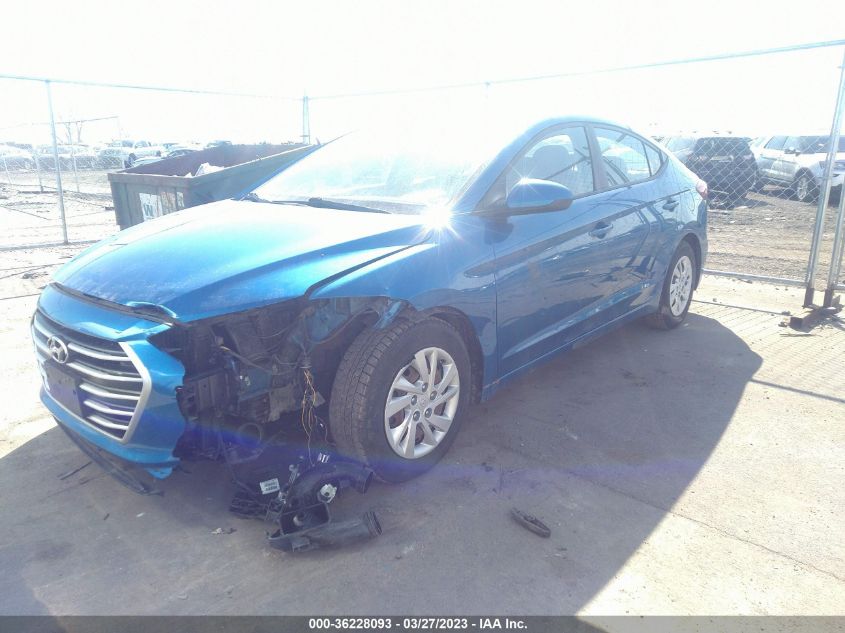2017 HYUNDAI ELANTRA SE - 5NPD74LF7HH199437