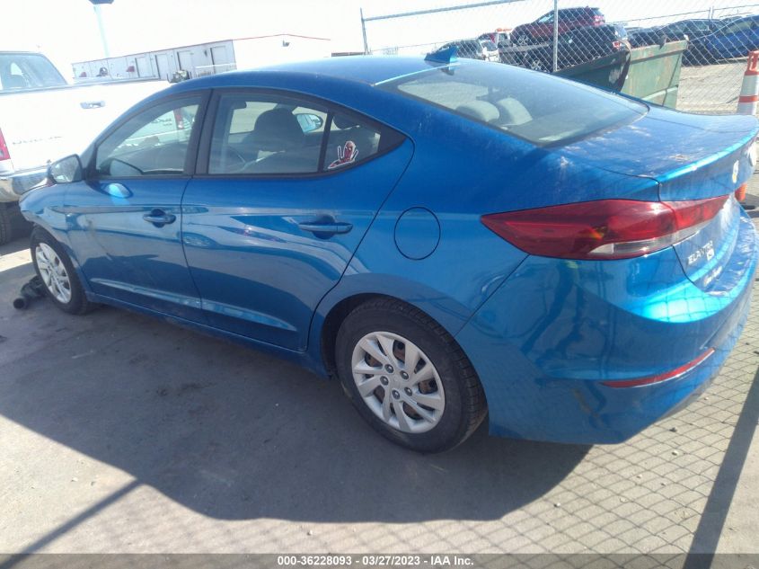 2017 HYUNDAI ELANTRA SE - 5NPD74LF7HH199437
