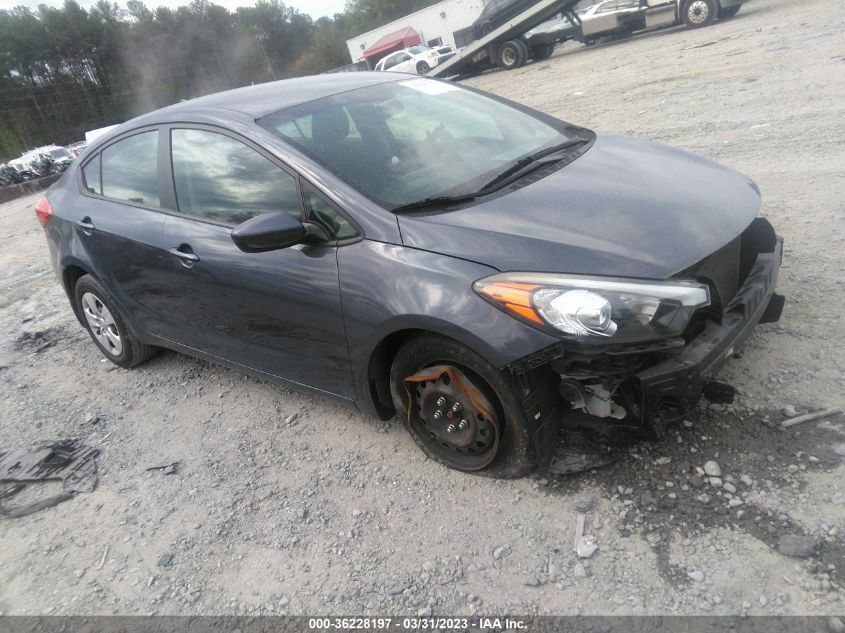 2016 KIA FORTE LX - KNAFK4A66G5553356