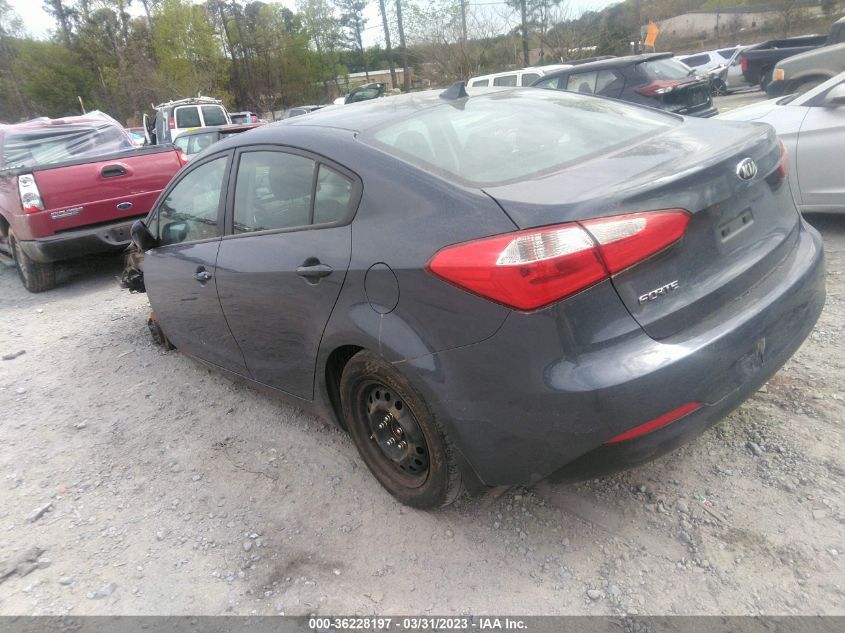 2016 KIA FORTE LX - KNAFK4A66G5553356