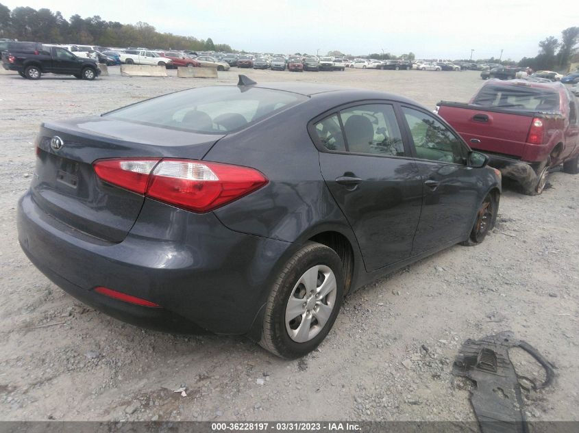 2016 KIA FORTE LX - KNAFK4A66G5553356