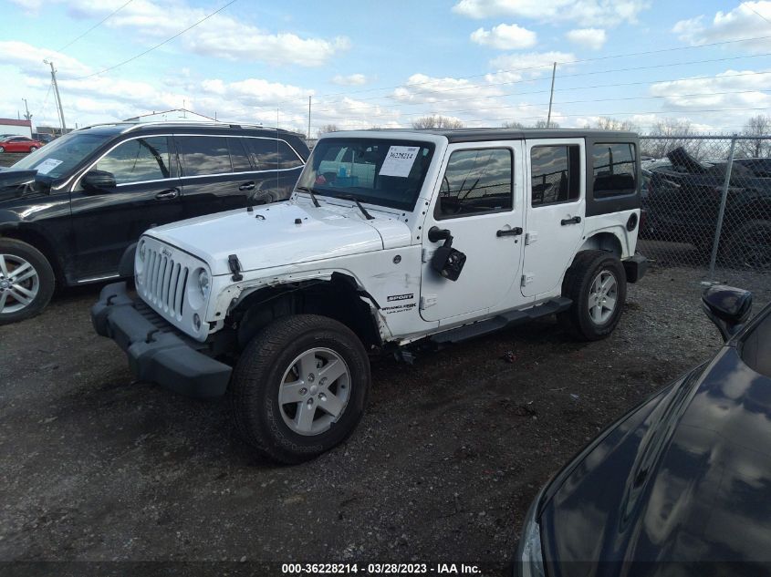 2018 JEEP WRANGLER JK UNLIMITED SPORT S 1C4BJWDG0JL867706