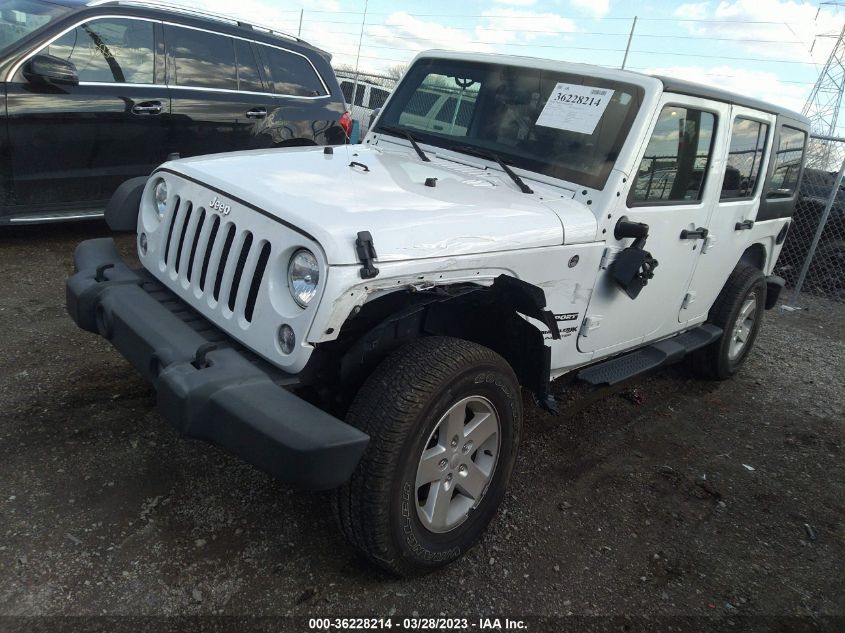 2018 JEEP WRANGLER JK UNLIMITED SPORT S 1C4BJWDG0JL867706