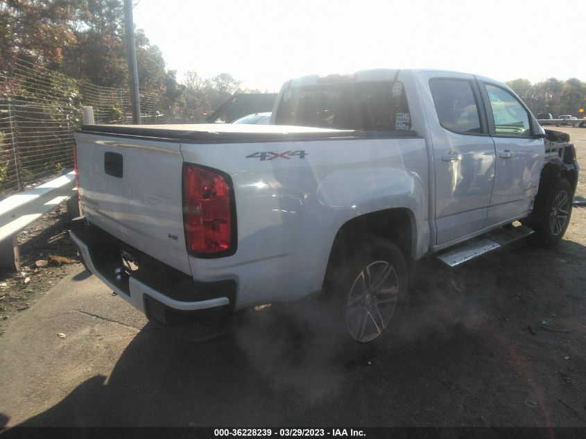 2021 CHEVROLET COLORADO 4WD WORK TRUCK - 1GCGTBEN3M1134409
