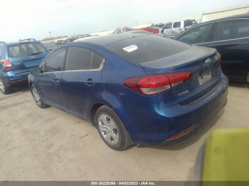 2017 KIA FORTE LX - 3KPFK4A71HE016623
