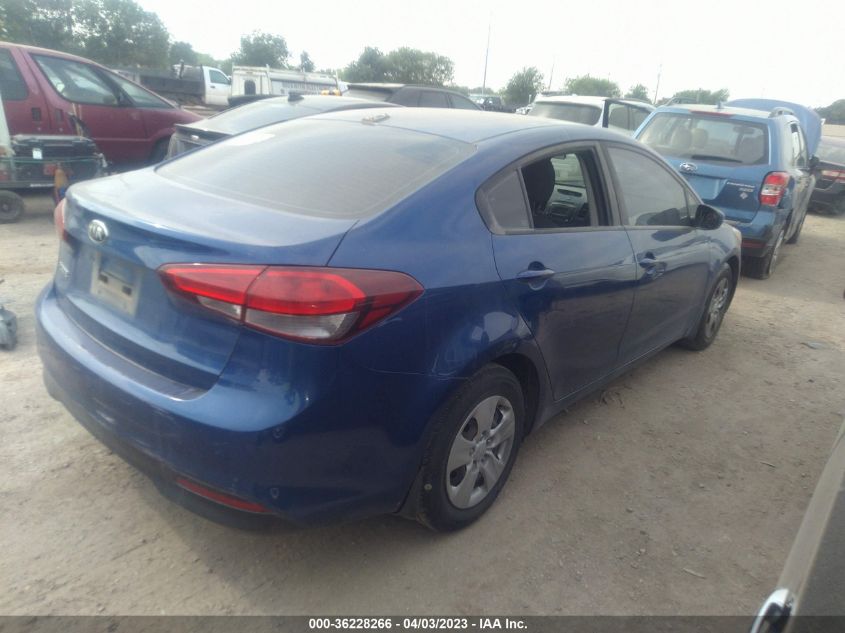 2017 KIA FORTE LX - 3KPFK4A71HE016623