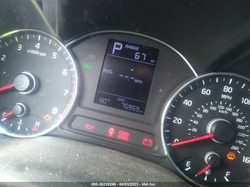 2017 KIA FORTE LX - 3KPFK4A71HE016623