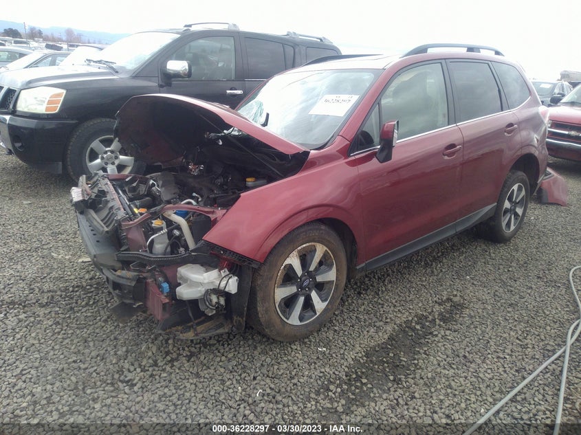 VIN JF2SJAJC4HH419813 2017 SUBARU FORESTER LIMITED