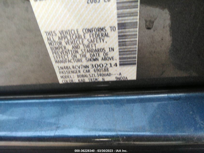 2022 NISSAN ALTIMA 2.5 SR - 1N4BL4CV7NN300214