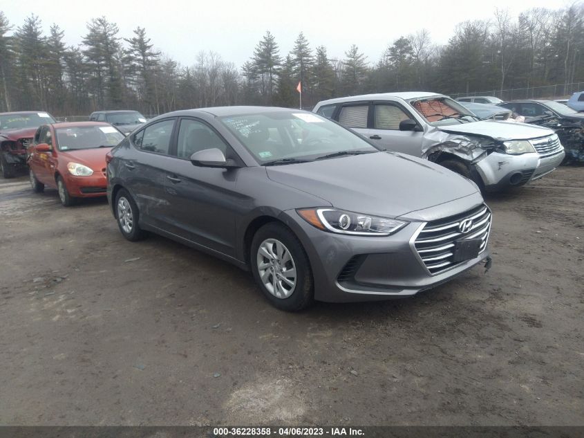 2018 HYUNDAI ELANTRA SE - 5NPD74LF7JH257245