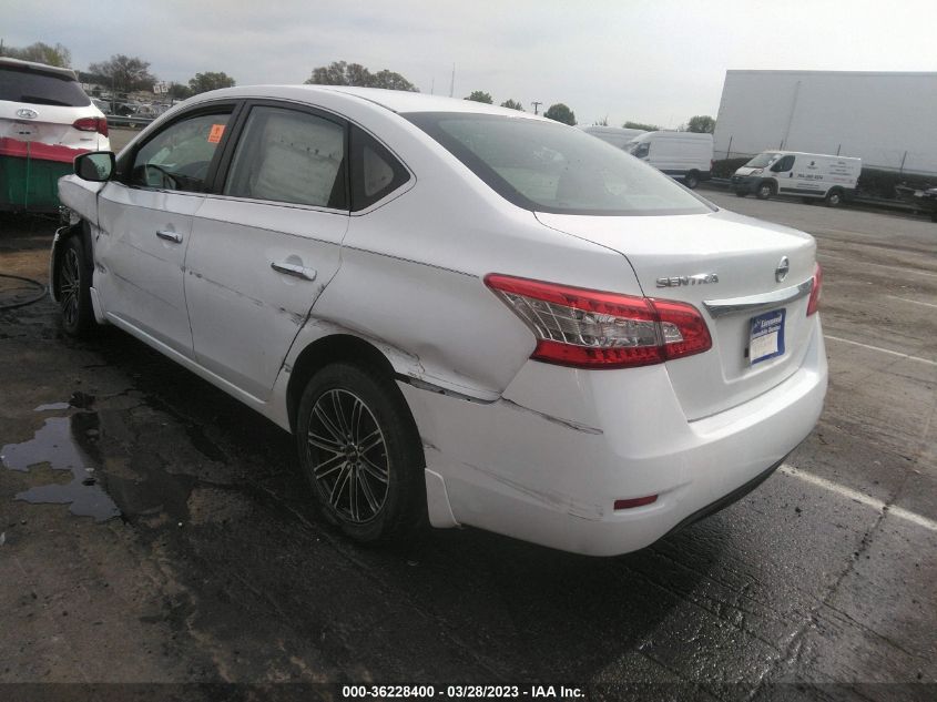 2015 NISSAN SENTRA S - 3N1AB7AP3FY276578