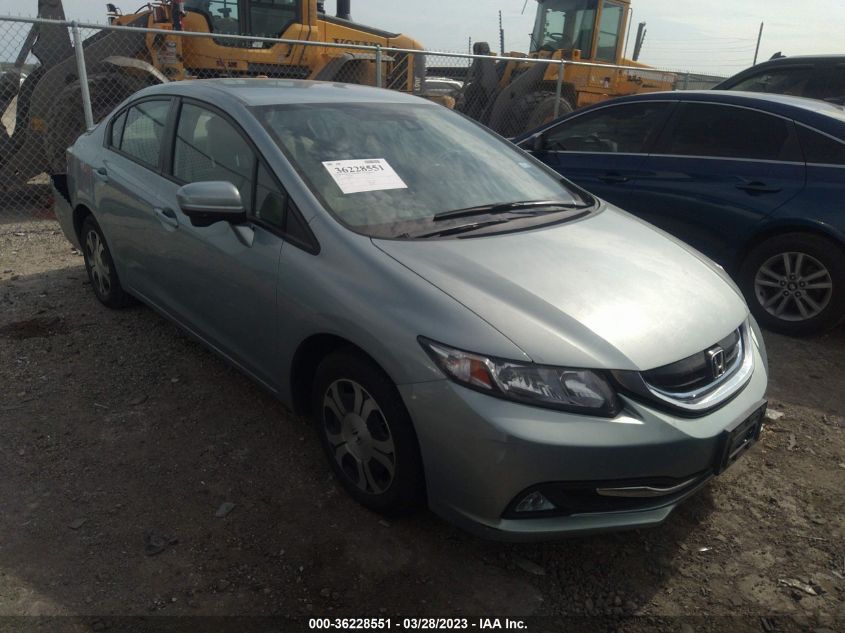 2014 HONDA CIVIC HYBRID - 19XFB4F21EE000690