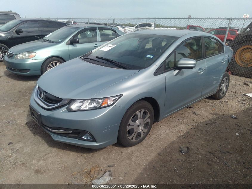 2014 HONDA CIVIC HYBRID - 19XFB4F21EE000690