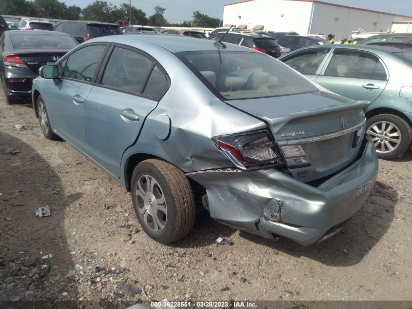 2014 HONDA CIVIC HYBRID - 19XFB4F21EE000690