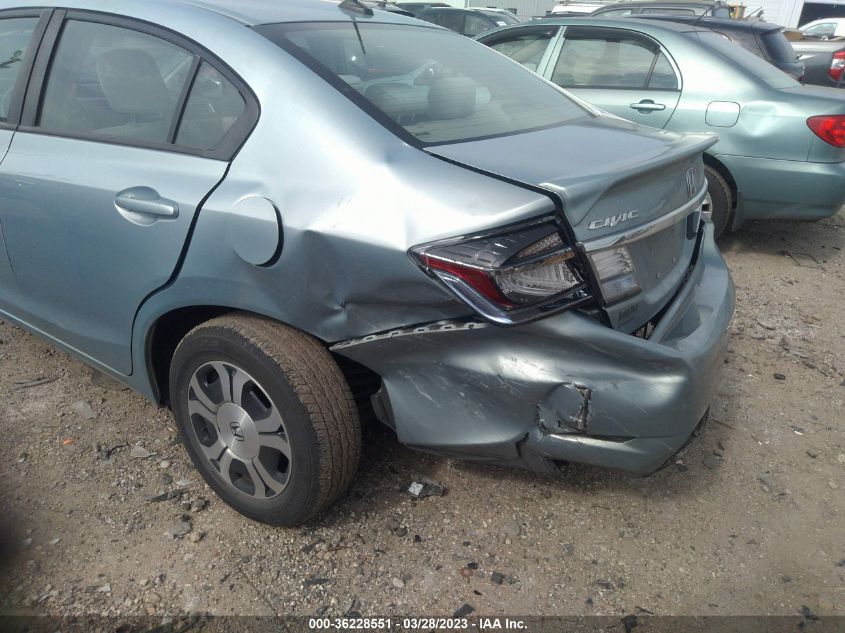 2014 HONDA CIVIC HYBRID - 19XFB4F21EE000690