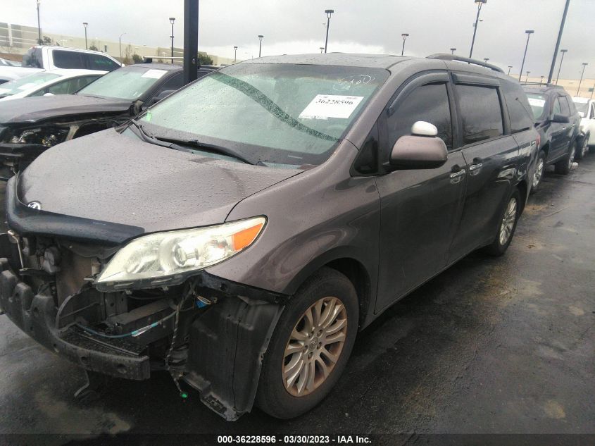 2014 TOYOTA SIENNA XLE - 5TDYK3DC9ES506868