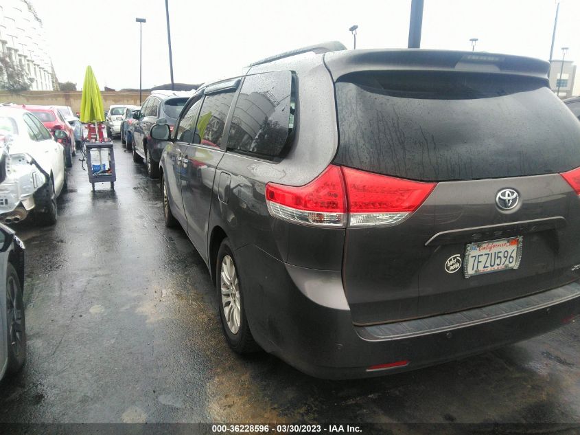 2014 TOYOTA SIENNA XLE - 5TDYK3DC9ES506868