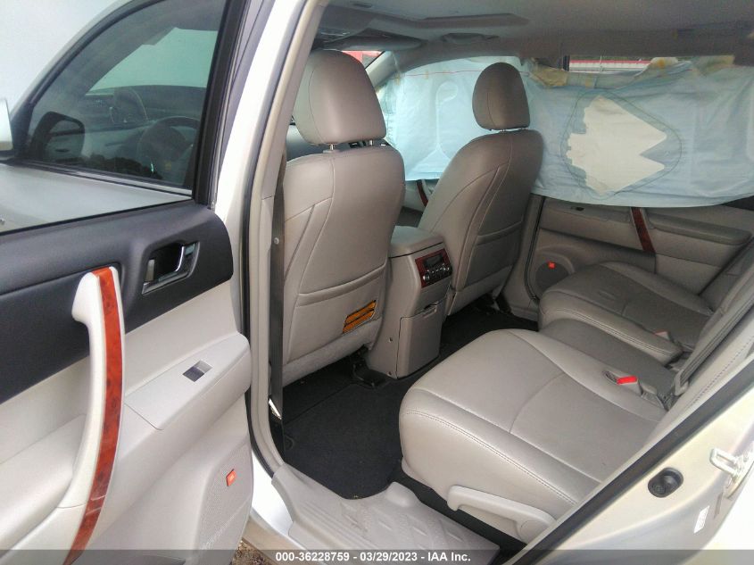 2013 TOYOTA HIGHLANDER LIMITED - 5TDYK3EH8DS127286