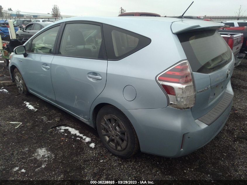 2015 TOYOTA PRIUS V TWO/FIVE/THREE/FOUR - JTDZN3EU2FJ023594