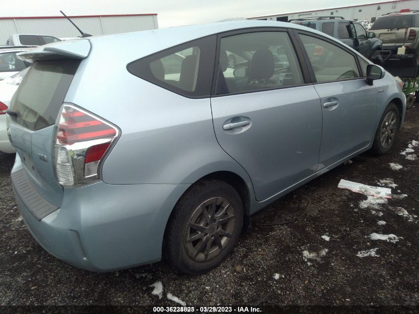 2015 TOYOTA PRIUS V TWO/FIVE/THREE/FOUR - JTDZN3EU2FJ023594