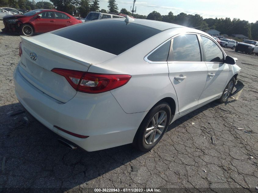 2017 HYUNDAI SONATA SE - 5NPE24AF5HH438893