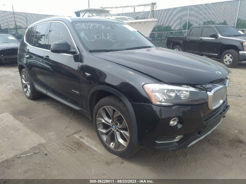 2016 BMW X3 XDRIVE28I - 5UXWX9C55G0D67943