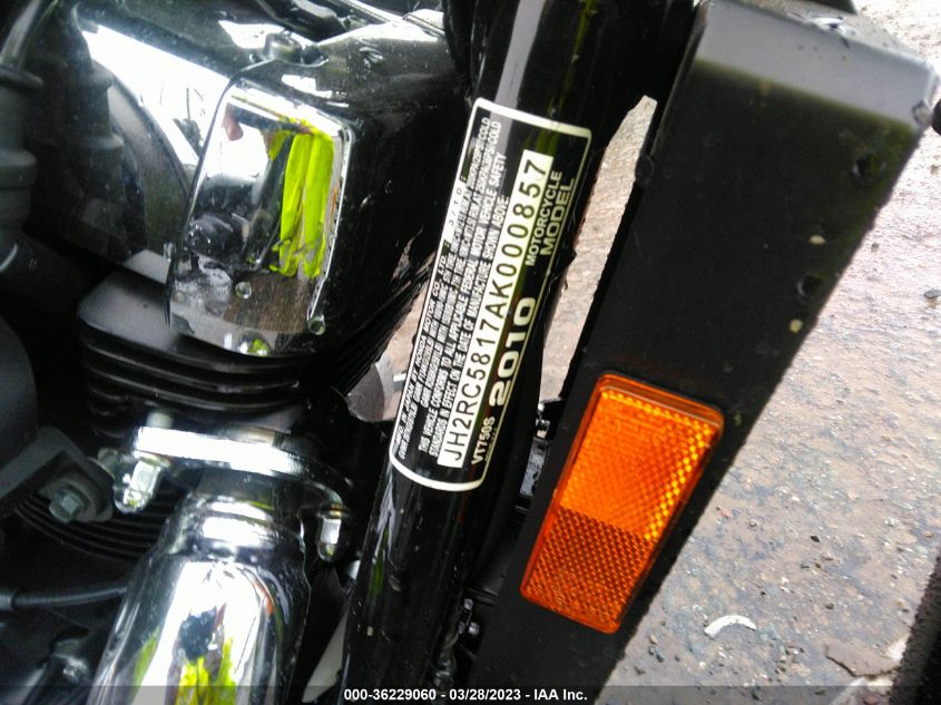2010 HONDA VT750 S JH2RC5817AK000857