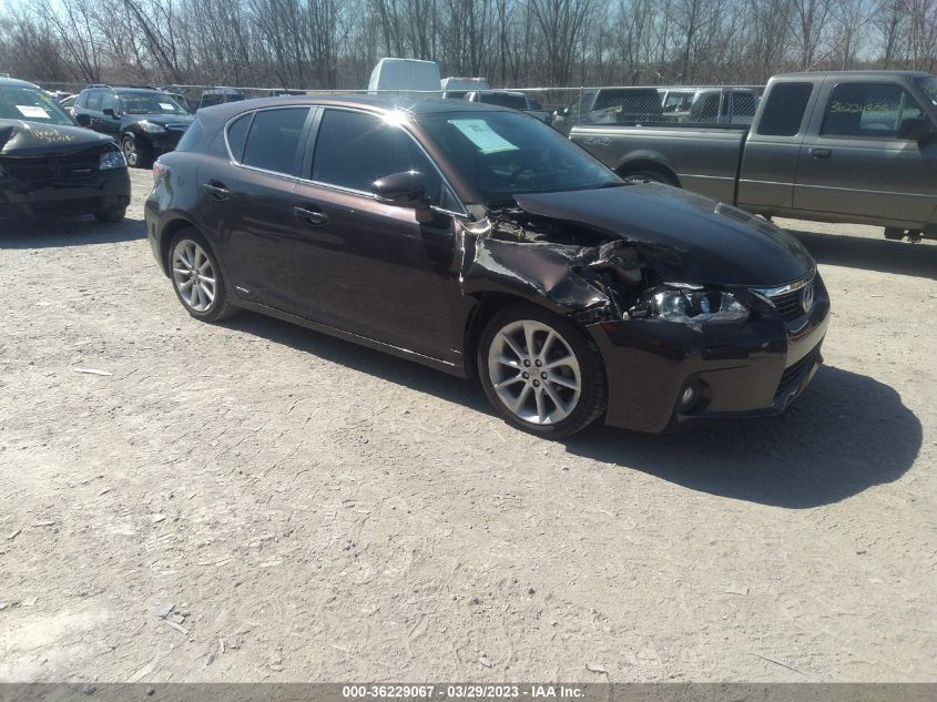 2013 LEXUS CT 200H HYBRID - JTHKD5BH2D2124325