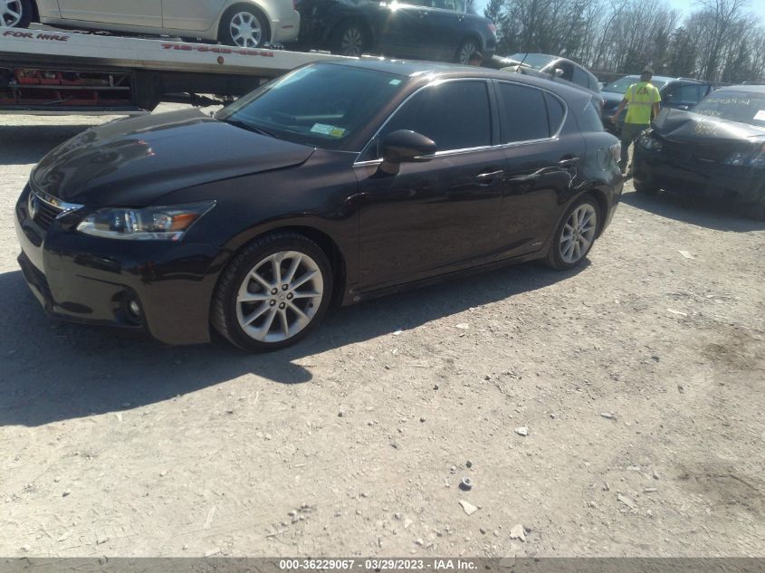 2013 LEXUS CT 200H HYBRID - JTHKD5BH2D2124325