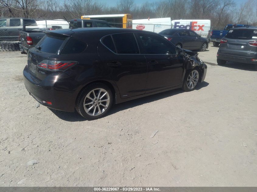 2013 LEXUS CT 200H HYBRID - JTHKD5BH2D2124325
