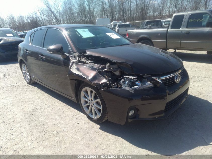 2013 LEXUS CT 200H HYBRID - JTHKD5BH2D2124325