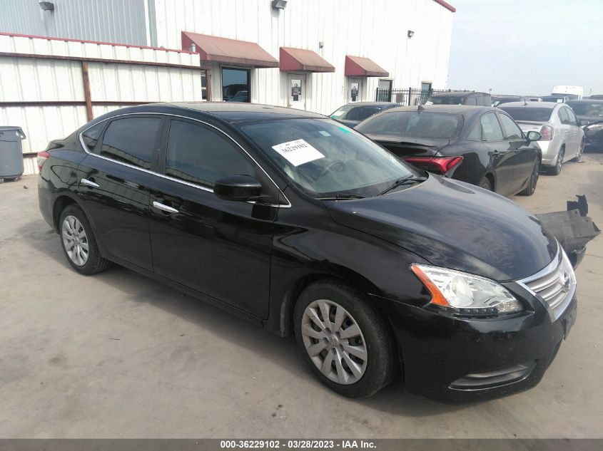 2013 NISSAN SENTRA S - 3N1AB7AP2DL729583