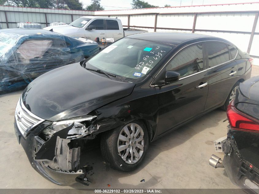 2013 NISSAN SENTRA S - 3N1AB7AP2DL729583