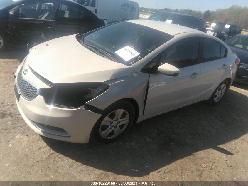 2015 KIA FORTE LX - KNAFK4A60F5289534