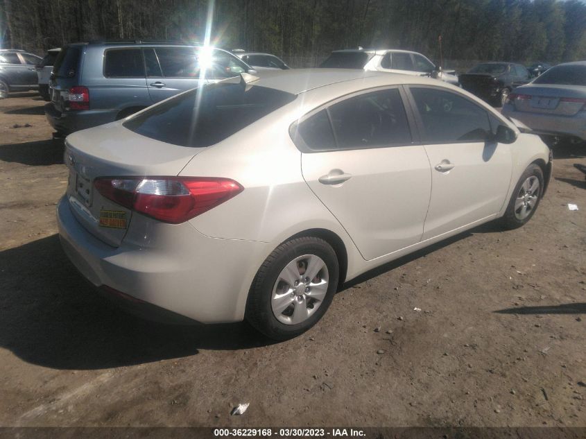2015 KIA FORTE LX - KNAFK4A60F5289534