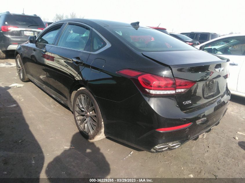 2019 GENESIS G80 3.3T SPORT KMHGN4JB2KU299327