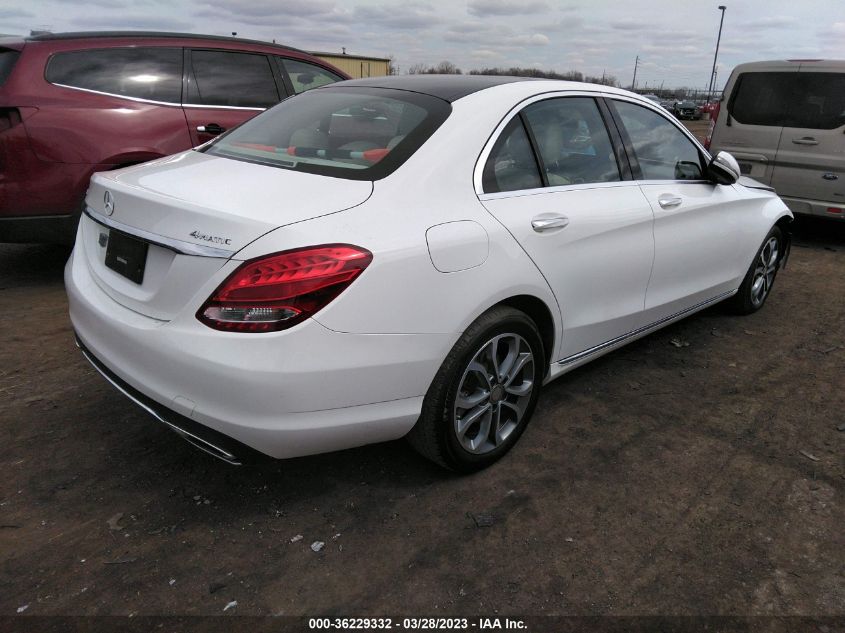 2016 MERCEDES-BENZ C-CLASS C 300 - 55SWF4KB0GU154491